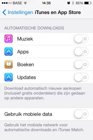 iphone batterij snel leeg itunes appstore